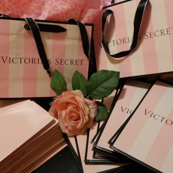 VICTORIAS Secret Gift bag&box&paper 7x7s - Picture 5 of 7